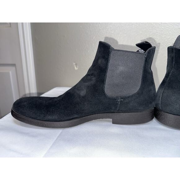 To Boot New York Men’s Size 11.5 Black Suede Chelsea Pull On Ankle Boots main image 8